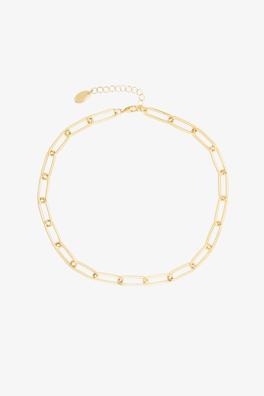 Arctic Fox & Co - The Paperclip Chain Necklace, Gold