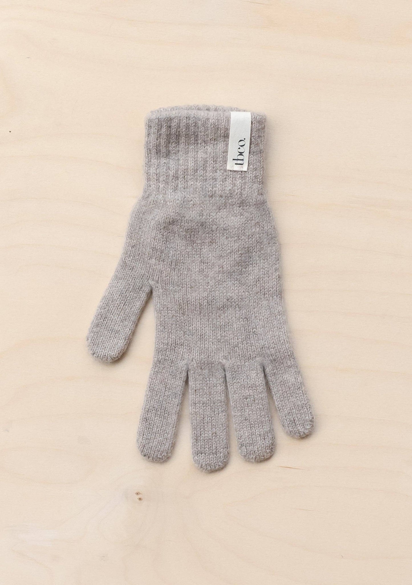 TBCo - Cashmere & Merino Gloves, Oatmeal Melange