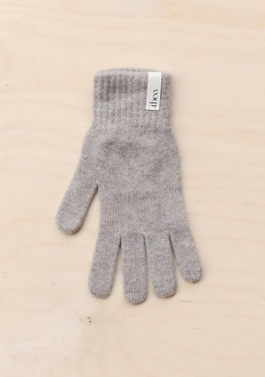 TBCo - Cashmere & Merino Gloves, Oatmeal Melange