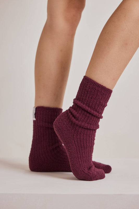 Arctic Fox & CO. - Cosy Socks, Cherry Lacquer