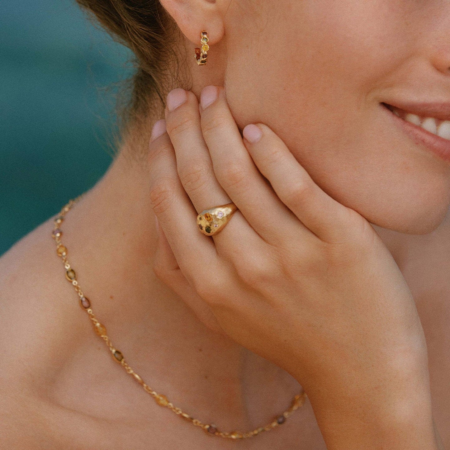 Agapée Jewelry - Frutina Earrings, Gold
