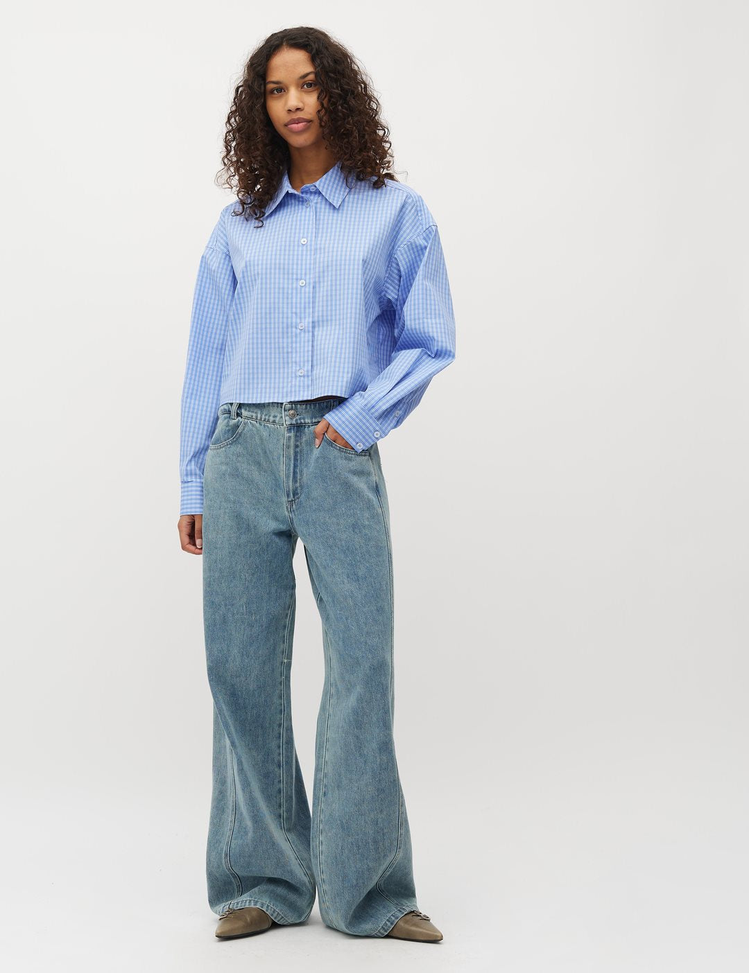 MbyM - Emele Shirt, Ultramarine Check