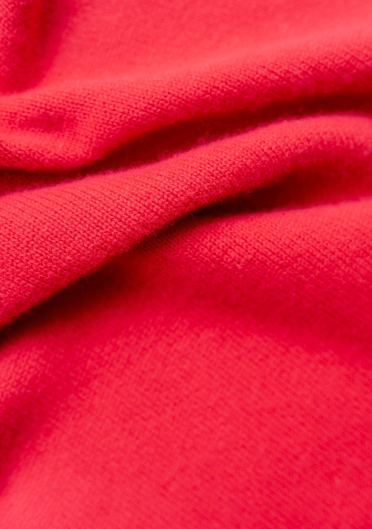 TBCo - Large Merino Triangle Scarf in Red