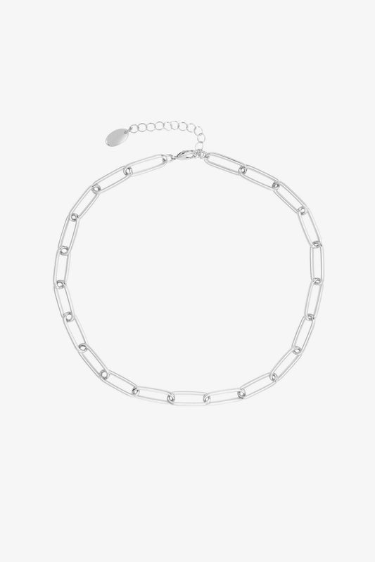 Arctic Fox & Co - The Paperclip Chain Necklace, Silver