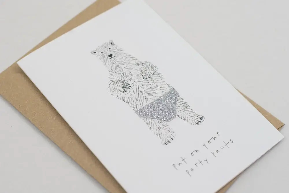 Katie Housley - Hand Finished Card, Put Your Party Pants On