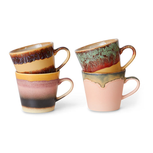 HKLIVING: 70S Ceramics: Cappuccino Mugs, Vista