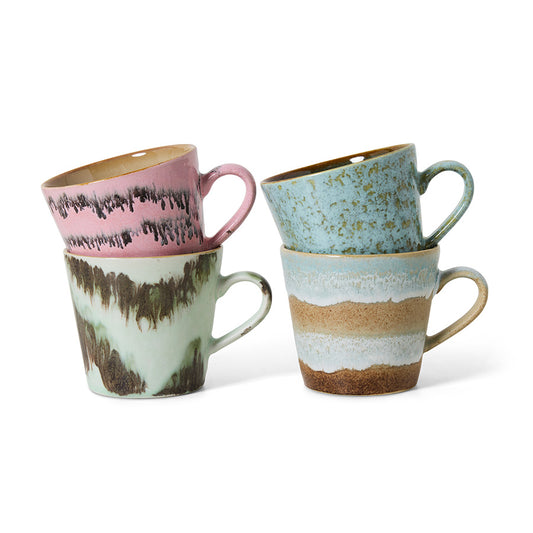 HKLIVING - 70s Ceramics: Cappuccino Mug, Dada
