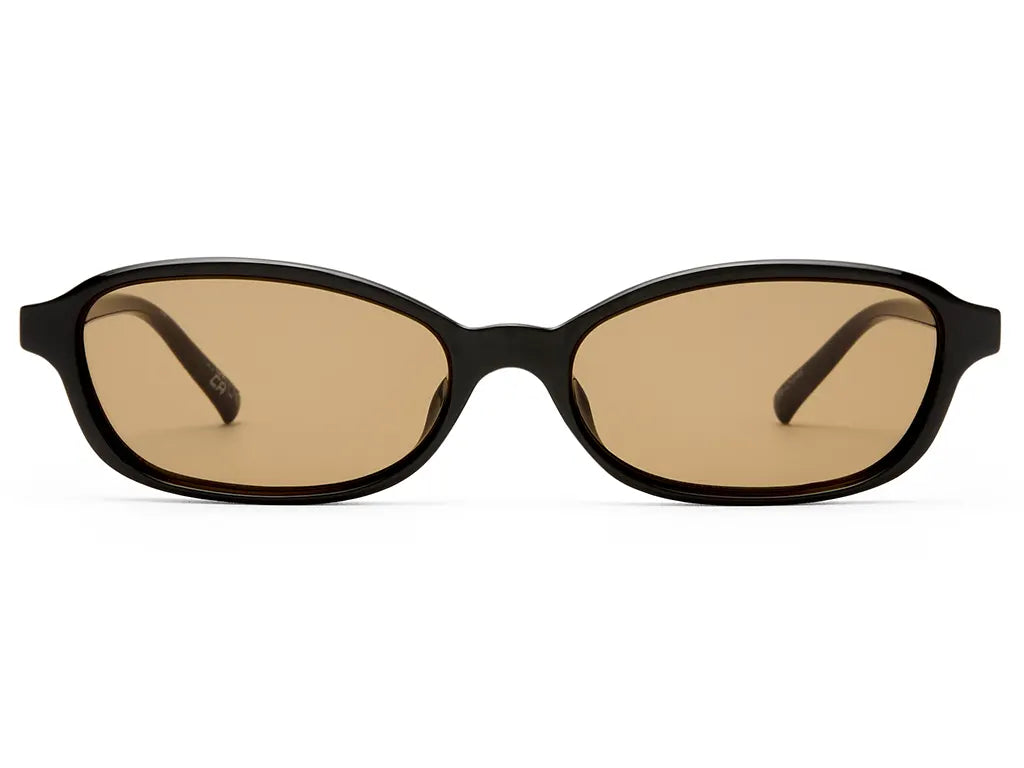 Le Specs - Honey Pot, Black with Brown Lenses