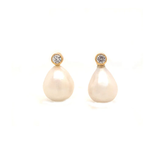 Gem Bazaar - The Pearly Gates Earrings
