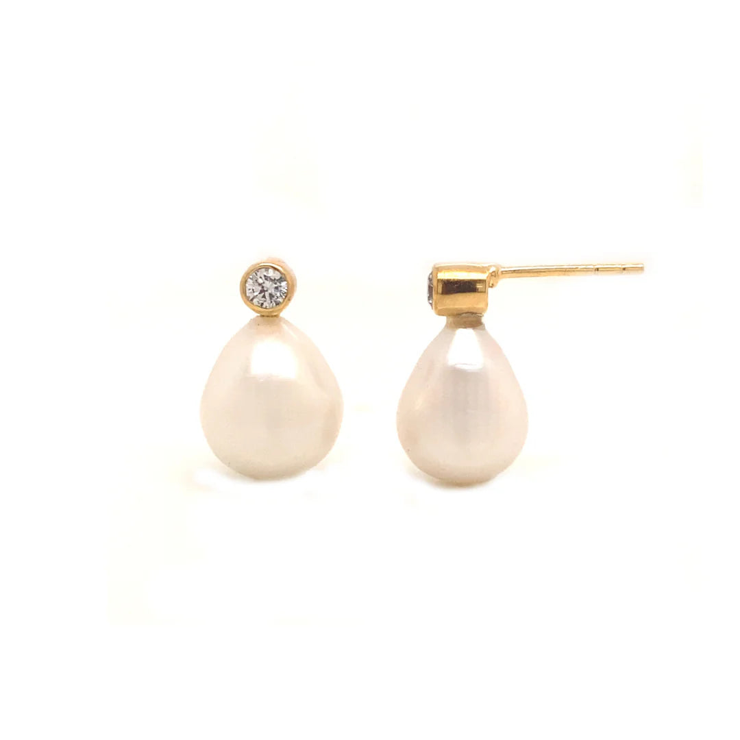 Gem Bazaar - The Pearly Gates Earrings