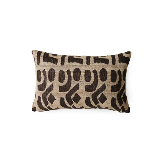 HK Living Silk cushion, Rustic (40cm x 25cm)