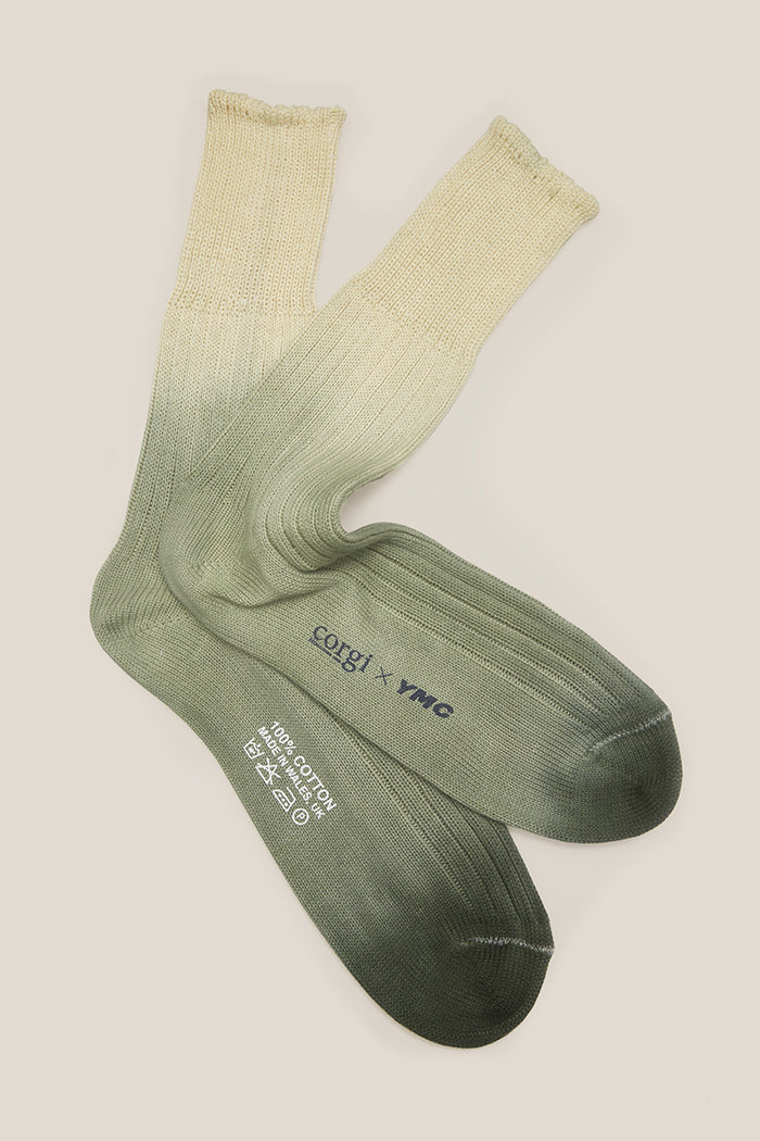 YMC Dip Dye Sock - Green