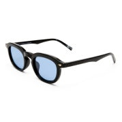 Le Specs - Heart Throb, Black with Blue Lense