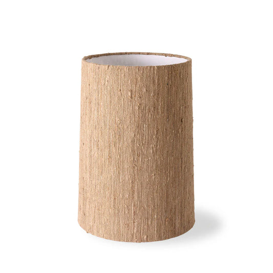 HK Living Cone Lamp Shade Silk brown 32x32cm