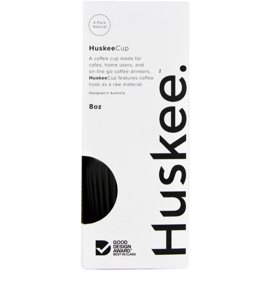 HuskeeCup 8oz 4-pack - Charcoal