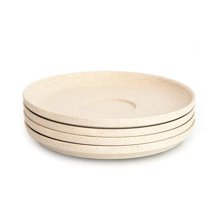 HuskeeCup 3oz Saucers (set of 4)  - Natural