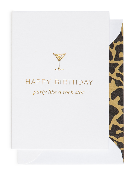 Cardsome Party Like a Rockstar A6 Card