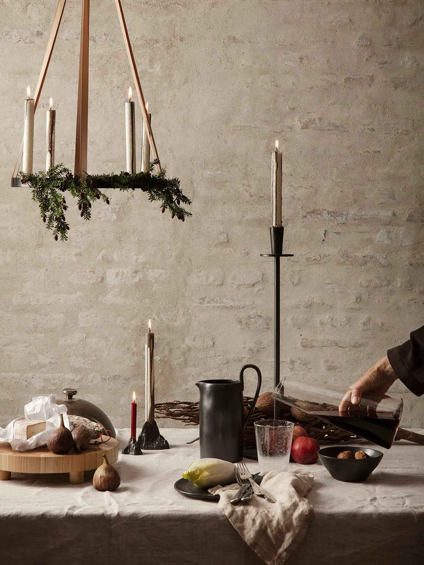 Ferm Living Hoy Casted Candle Holder