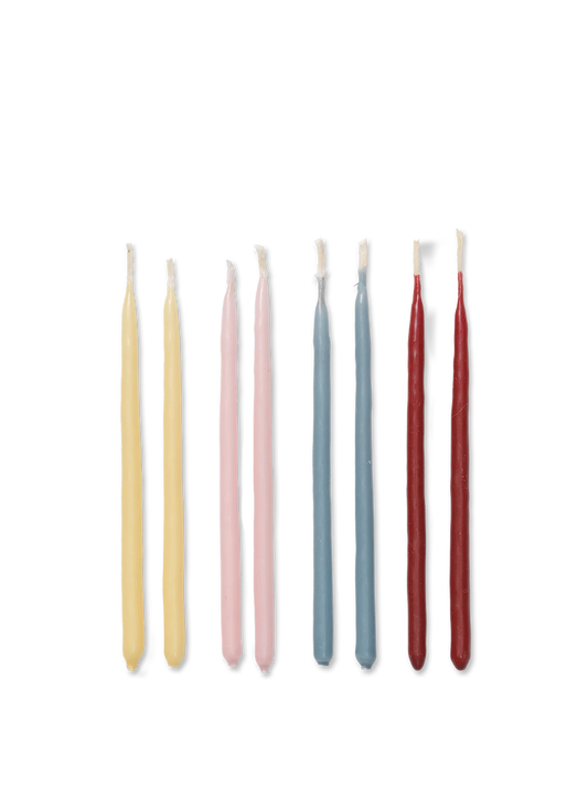 Ferm Living Miniature Candles - Set of 24 - Whimsical Blend