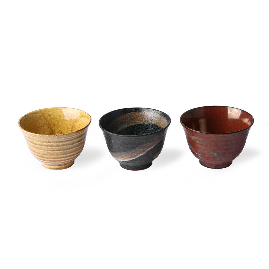 HKliving Kyoto Ceramics Japanese Matcha Bowl