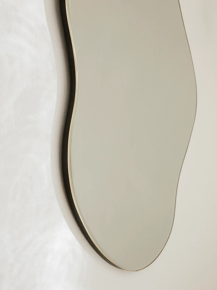 Ferm Living Pond Mirror Large - Brass – Spoiled Life
