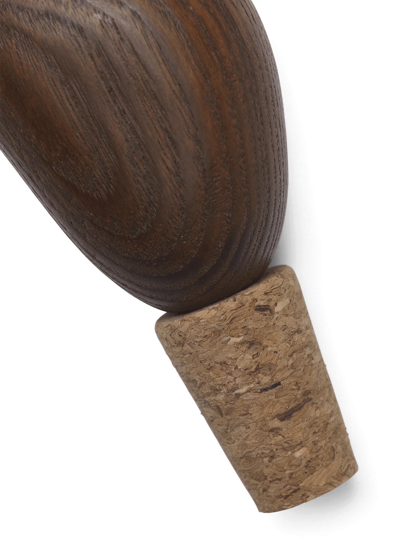 Ferm Living Cairn Wine Stoppers - Set of 2 - Dark Brown