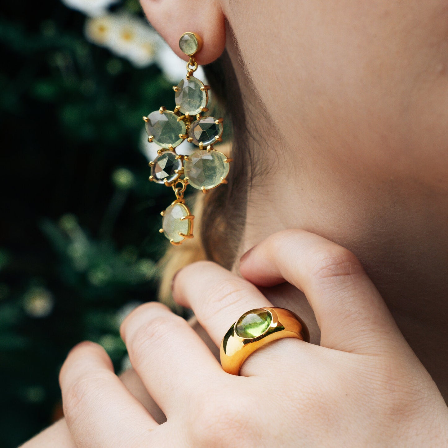 Gem Bazaar Tish Peridot Ring