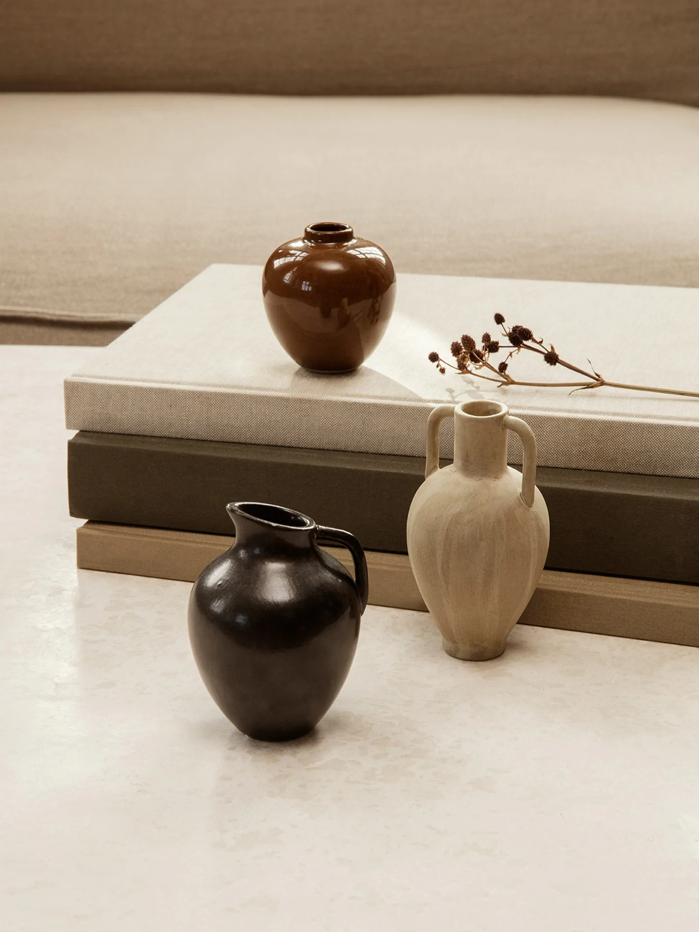 Ferm Living Ary Mini Vase - Charcoal