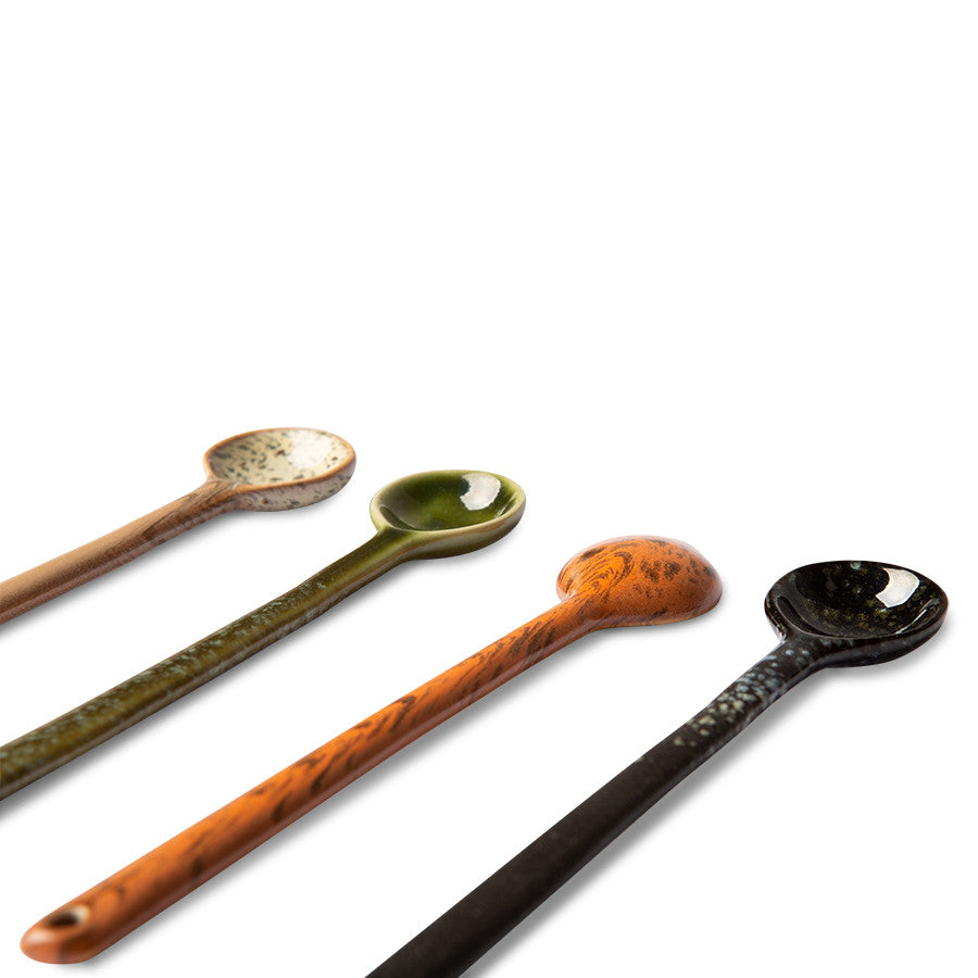 HKliving 70s Ceramics Eris Spoons (set of 4)